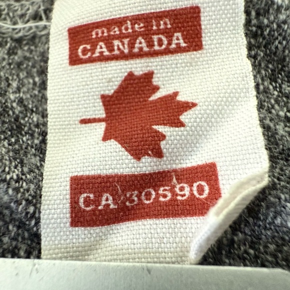 National Athletic Goods Gray Crewneck Sweatshirt 100% Cotton Made in Canada 42 - Picture 4 of 8